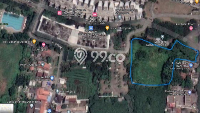 Tanah Strategis Dijual di Neglasari Tangerang 5500m2 Tanah Strategis Dijual di Neglasari Tangerang 5500m2