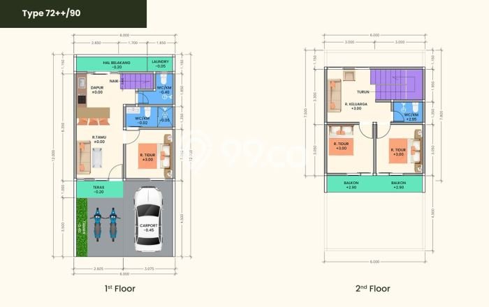 Jual Rumah Bagus Siap Huni LB 60m2 di Cilodong, Depok Jual Rumah Bagus Siap Huni LB 60m2 di Cilodong, Depok