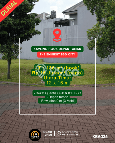Tanah Investasi Dijual di Tangerang Punya Luas 186m2 Tanah Investasi Dijual di Tangerang Punya Luas 186m2