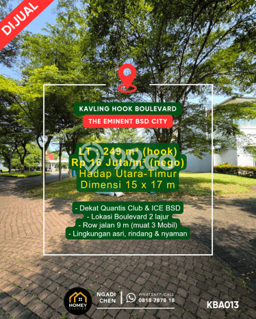 Untuk Dijual Tanah di Tangerang, Luas 249m2 PPJB Untuk Dijual Tanah di Tangerang, Luas 249m2 PPJB