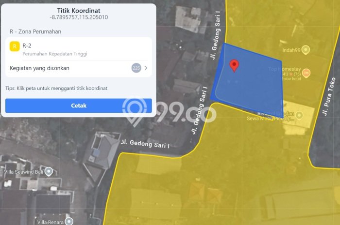 Tanah Investasi Dijual di Badung Punya Luas 640m2 Tanah Investasi Dijual di Badung Punya Luas 640m2