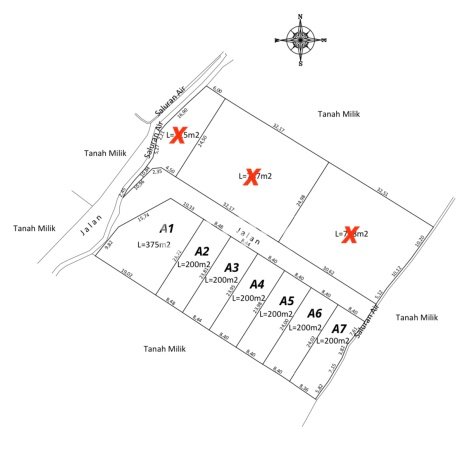 Tanah Kavling Dijual di Gubug, Tabanan dengan Luas Tanah 200m2 Tanah Kavling Dijual di Gubug, Tabanan dengan Luas Tanah 200m2