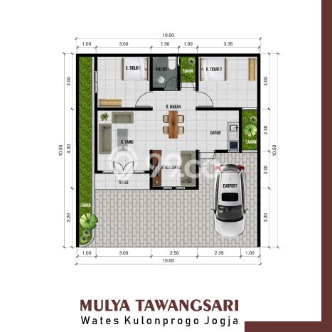 Rumah di Temon, Kulon Progo, Luas 128m² LB 65m² - INVESTASI TERBAIK! Rumah di Temon, Kulon Progo, Luas 128m² LB 65m² - INVESTASI TERBAIK!