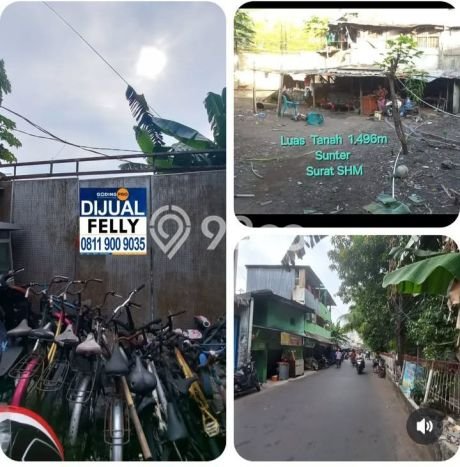 Dijual Tanah Lokasi Sunter, Jakarta Utara Seluas 1496m2 Dijual Tanah Lokasi Sunter, Jakarta Utara Seluas 1496m2