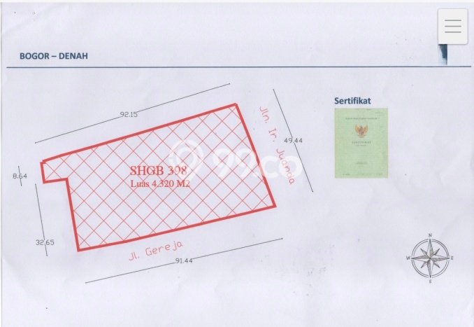Tanah Kavling Dijual di Paledang, Bogor dengan Luas Tanah 4320m2 Tanah Kavling Dijual di Paledang, Bogor dengan Luas Tanah 4320m2