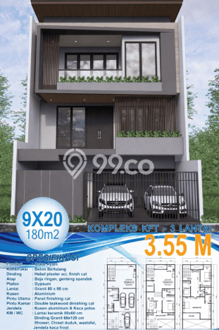 Ready to Use! Premium House LT 180m2 Desain Elegan di Cengkareng Barat Ready to Use! Premium House LT 180m2 Desain Elegan di Cengkareng Barat