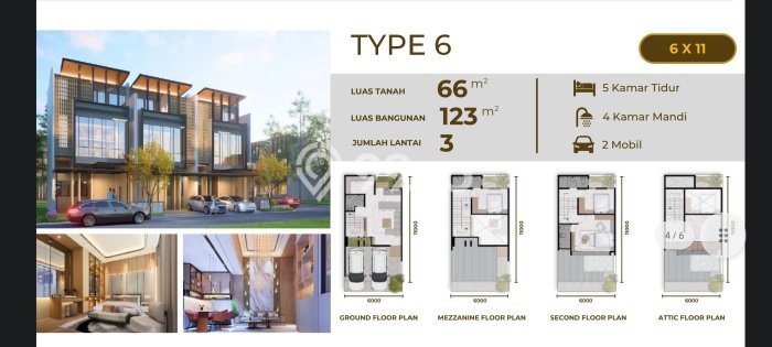 For Sale! Luxury House LT 66m2 Desain Modern di Villa Meruya For Sale! Luxury House LT 66m2 Desain Modern di Villa Meruya