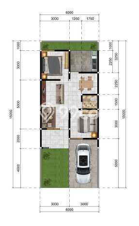 Rumah Strategis Minimalis Lb 57m2 di Gunung Sindur, Bogor Rumah Strategis Minimalis Lb 57m2 di Gunung Sindur, Bogor