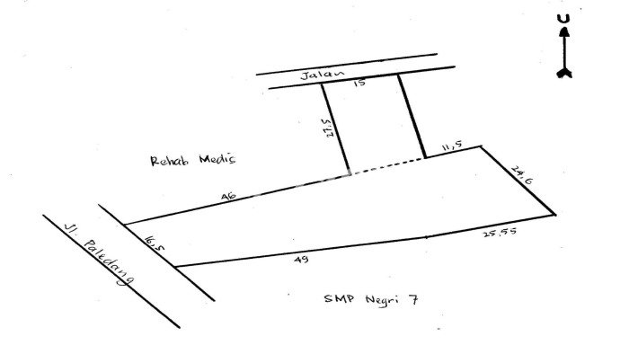 Dijual Tanah 1800m2 di Paledang, Bogor Dijual Tanah 1800m2 di Paledang, Bogor