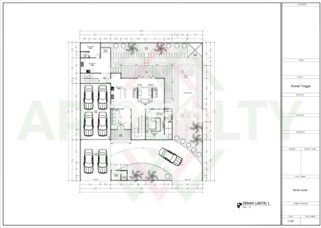 Rumah Mewah LB 520m2 Siap Huni Desain Elegan di Jati Padang, Jakarta Selatan Rumah Mewah LB 520m2 Siap Huni Desain Elegan di Jati Padang, Jakarta Selatan