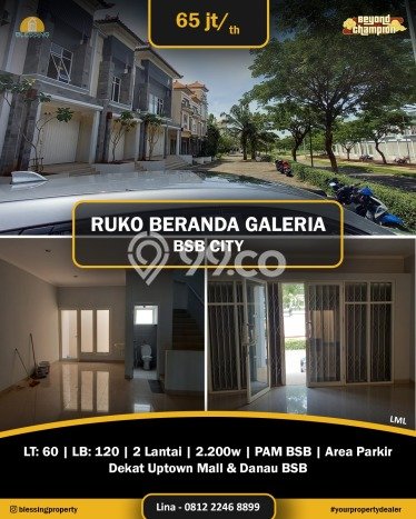 Unit Ruko Tersedia di BSB City Spesifikasi LB 120m2 Unit Ruko Tersedia di BSB City Spesifikasi LB 120m2