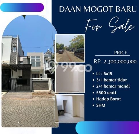 Rumah Terawat di Daan Mogot, Jakarta Barat, LT 90m², Luas Bangunan 120m² Rumah Terawat di Daan Mogot, Jakarta Barat, LT 90m², Luas Bangunan 120m²