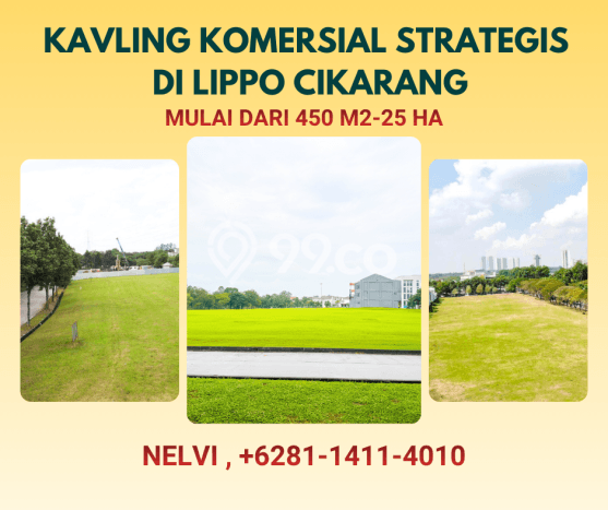 Tanah Kavling di Lippo Cikarang Dijual dengan Luas 1500m2 Tanah Kavling di Lippo Cikarang Dijual dengan Luas 1500m2