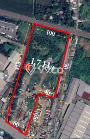 Kavling Tanah di Bekasi Timur Dijual Luas 17000m2 Legalitas SHM Kavling Tanah di Bekasi Timur Dijual Luas 17000m2 Legalitas SHM
