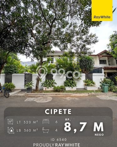 Ready to Use! Premium House LT 320m2 Desain Elegan di Cipete Ready to Use! Premium House LT 320m2 Desain Elegan di Cipete