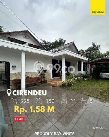 Rumah Minimalis 11 Kamar LT 225m2 di Cirendeu Rumah Minimalis 11 Kamar LT 225m2 di Cirendeu