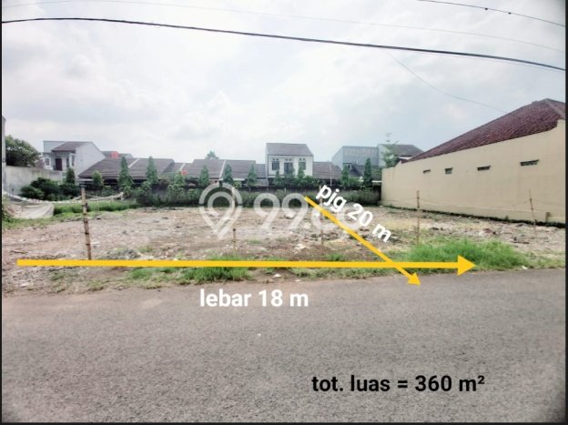 Tanah Dijual Lokasi Strategis di Bandung dengan Luas 360m2 Tanah Dijual Lokasi Strategis di Bandung dengan Luas 360m2