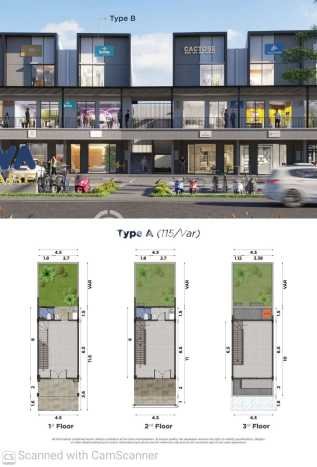 Dijual! Ruko di Harapan Indah Bekasi LT 63m2 / LB 115m2 Kawasan Strategis Dijual! Ruko di Harapan Indah Bekasi LT 63m2 / LB 115m2 Kawasan Strategis