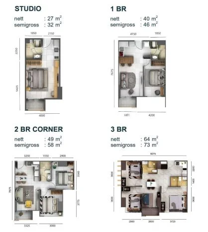 Apartemen Minimalis untuk Disewa, 1 Kamar di Jakarta Timur Apartemen Minimalis untuk Disewa, 1 Kamar di Jakarta Timur