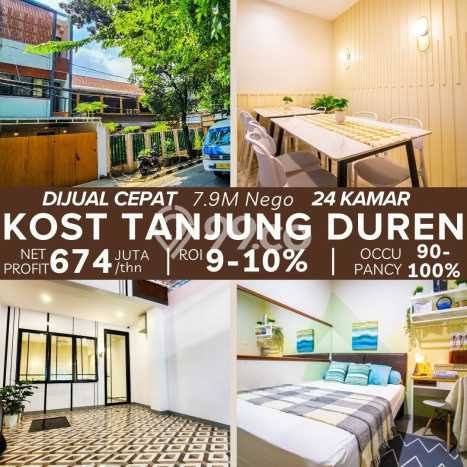Kost Dijual di Tanjung Duren dengan 24 KT dan Luas 388m2 Kost Dijual di Tanjung Duren dengan 24 KT dan Luas 388m2