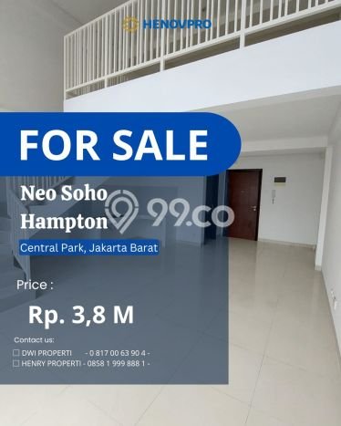 Hunian Apartemen High-Class untuk Dijual di Jakarta Barat dengan 2 BR & 2 Kamar Mandi Hunian Apartemen High-Class untuk Dijual di Jakarta Barat dengan 2 BR & 2 Kamar Mandi