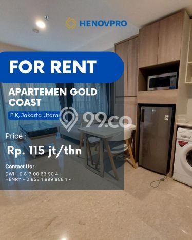 Apartemen Minimalis untuk Disewa, 1 Kamar di Jakarta Utara Apartemen Minimalis untuk Disewa, 1 Kamar di Jakarta Utara
