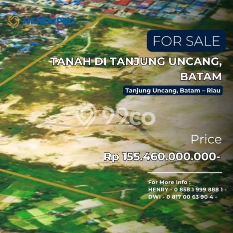 Kavling Tanah untuk Dijual di Tanjung Uncang, Batam, Luas 222083m2 Kavling Tanah untuk Dijual di Tanjung Uncang, Batam, Luas 222083m2