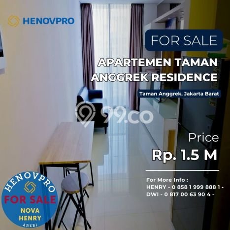 Apartemen Strategis di Taman Anggrek, 1 KM, Luas 50m², Dekat Taman Anggrek, Jakarta Barat, Jakarta Barat, Fasilitas Lengkap Apartemen Strategis di Taman Anggrek, 1 KM, Luas 50m², Dekat Taman Anggrek, Jakarta Barat, Jakarta Barat, Fasilitas Lengkap