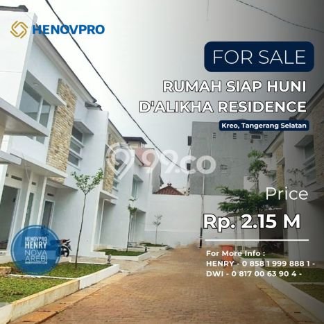 DIJUAL CEPAT! Rumah Modern di Kreo, Tangerang, LT 88m² LB 120m² BISA KPR! DIJUAL CEPAT! Rumah Modern di Kreo, Tangerang, LT 88m² LB 120m² BISA KPR!