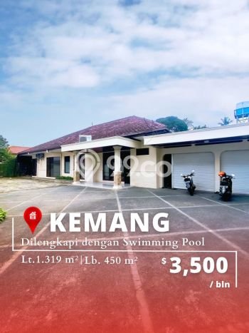 Hunian Minimalis dengan LT 1319m2 & LB 450m2 Disewakan di Kemang Hunian Minimalis dengan LT 1319m2 & LB 450m2 Disewakan di Kemang