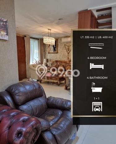Ready to Use! Premium House LT 335m2 Desain Elegan di Pondok Indah Ready to Use! Premium House LT 335m2 Desain Elegan di Pondok Indah