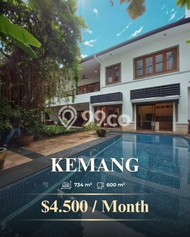 Hunian Minimalis dengan LT 600m2 & LB 734m2 Disewakan di Kemang Hunian Minimalis dengan LT 600m2 & LB 734m2 Disewakan di Kemang
