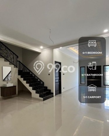 Rumah Elit LB 250m2 Siap Pakai Desain Elegan di Joglo, Jakarta Barat Rumah Elit LB 250m2 Siap Pakai Desain Elegan di Joglo, Jakarta Barat