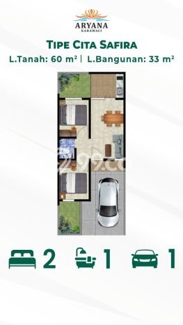 Dijual Rumah 2 Kamar Lokasi Ideal Bagus dan Strategis di Karawaci Dijual Rumah 2 Kamar Lokasi Ideal Bagus dan Strategis di Karawaci