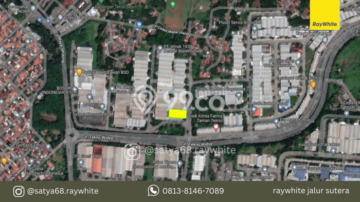 Gudang Strategis Kawasan BSD City, Luas 1200m², Area Komersial Gudang Strategis Kawasan BSD City, Luas 1200m², Area Komersial