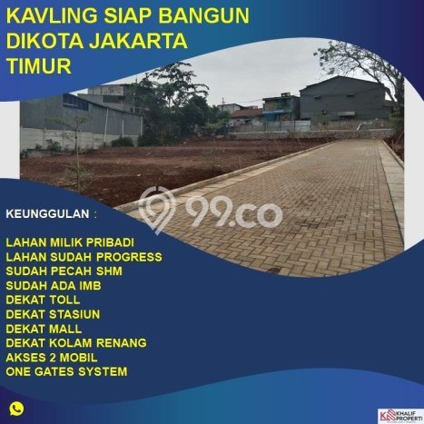 Tanah untuk Dijual di Duren Sawit Jakarta Timur Luas 116m2 Tanah untuk Dijual di Duren Sawit Jakarta Timur Luas 116m2