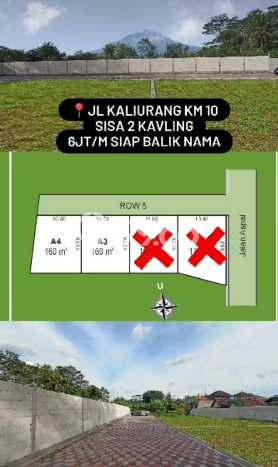 Dijual Tanah Lokasi Prima Kawasan Ngaglik, Luas 160m², Akses Ngaglik, Sleman, Sleman Dijual Tanah Lokasi Prima Kawasan Ngaglik, Luas 160m², Akses Ngaglik, Sleman, Sleman