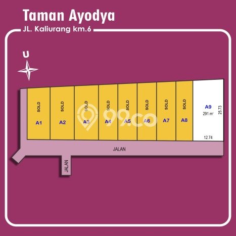 HARGA TERBAIK! Tanah di Sleman, Luas 291m², Lokasi Premium HARGA TERBAIK! Tanah di Sleman, Luas 291m², Lokasi Premium