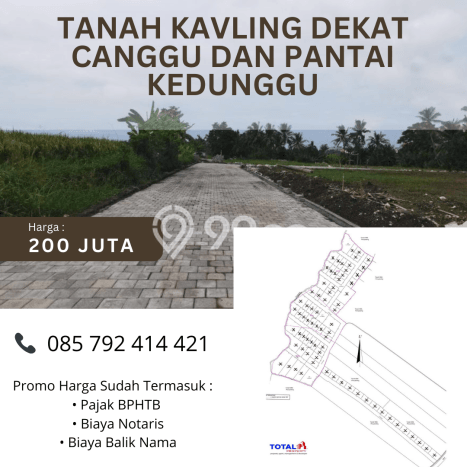 Tanah Dijual Lokasi Strategis di Badung dengan Luas 100m2 Tanah Dijual Lokasi Strategis di Badung dengan Luas 100m2