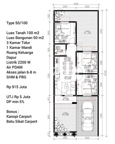 Rumah Modern 2 KT di Nusa Dua Badung Unfurnished Rumah Modern 2 KT di Nusa Dua Badung Unfurnished