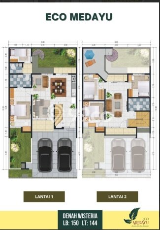 Rumah Mewah dengan Luas Tanah 98m2m² di Lingkungan Asri Rungkut, Surabaya Rumah Mewah dengan Luas Tanah 98m2m² di Lingkungan Asri Rungkut, Surabaya