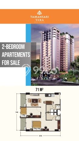 Dijual Apartemen di Bandung 2 Kamar & 2 Kamar Mandi, Luas 71m2 Dijual Apartemen di Bandung 2 Kamar & 2 Kamar Mandi, Luas 71m2