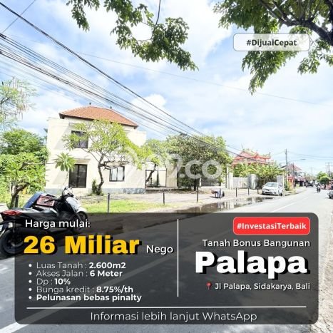 Tanah Strategis Dijual di Denpasar Selatan Denpasar 2625m2 Tanah Strategis Dijual di Denpasar Selatan Denpasar 2625m2