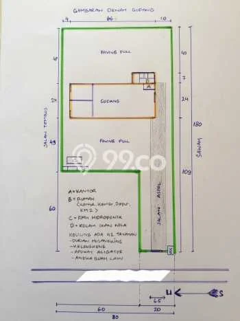 Gudang Bagus LT 10800m2 LB 2000m2 Dijual di Pagu Kediri Gudang Bagus LT 10800m2 LB 2000m2 Dijual di Pagu Kediri