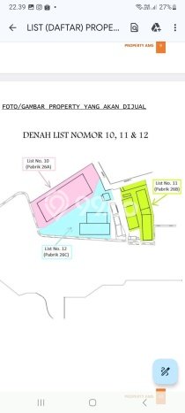 Gudang Usaha Dijual di Tangerang Tangerang LT 9340m2 & LB 5980m2 Gudang Usaha Dijual di Tangerang Tangerang LT 9340m2 & LB 5980m2