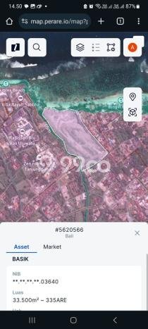 Untuk Dijual Tanah 39500m2 di Uluwatu, Badung Untuk Dijual Tanah 39500m2 di Uluwatu, Badung