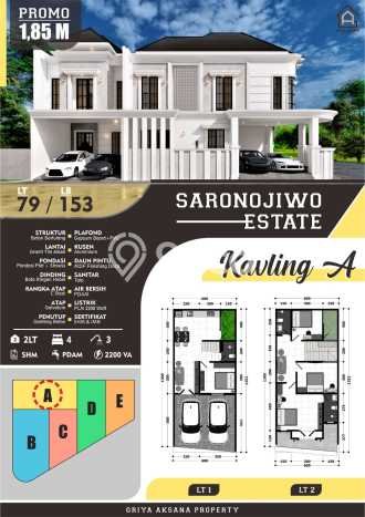 Rumah Modern 3 Kamar LT 57m2 di Jemursari Rumah Modern 3 Kamar LT 57m2 di Jemursari