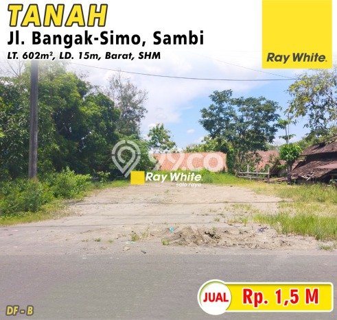 Kavling Tanah di Sambi Dijual Luas 602m2 Legalitas SHM Kavling Tanah di Sambi Dijual Luas 602m2 Legalitas SHM