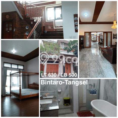 Rumah Elit LB 500m2 Siap Huni Desain Elegan di Bintaro, Tangerang Selatan Rumah Elit LB 500m2 Siap Huni Desain Elegan di Bintaro, Tangerang Selatan