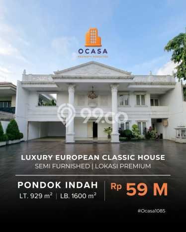 Hunian Elit LB 1600m2 Siap Pakai Desain Elegan di Pondok Indah, Jakarta Selatan Hunian Elit LB 1600m2 Siap Pakai Desain Elegan di Pondok Indah, Jakarta Selatan